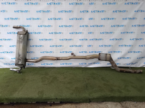 Exhaust pipe with catalytic converter, barrel and valve BMW 5 G30 17-20 2.0T without actuator