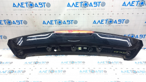 The trunk door spoiler with a brake light for the Kia Niro 17-22 has faded paint and scratches