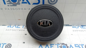 Airbag in the driver's steering wheel Kia Niro 17-21 black, scratched
