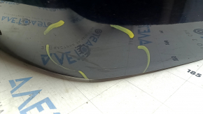 Bare rear bumper Kia Niro 17-19 HEV, PHEV for parking sensors, blue B4U, tears, scratches, broken fasteners
