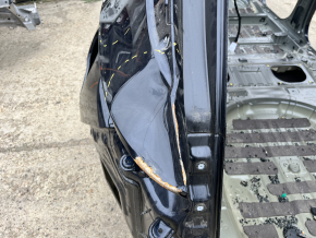 Quarter wing rear left Hyundai Tucson 22-26 Korea on the body, blue, dented