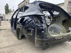 Quarter wing rear left Hyundai Tucson 22-26 Korea on the body, blue, dented