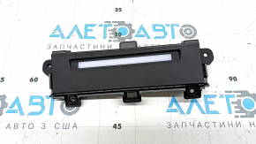 Front center console trim Hyundai Tucson 25-26 black with backlight
