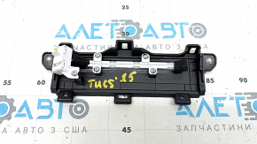 Front center console trim Hyundai Tucson 25-26 black with backlight