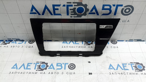 Front panel trim, monitor frame, Kia Niro 17-19 HEV, black gloss, scratches