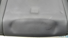 Rear seat cushion 2nd row Hyundai Tucson 25-26 black leather, heated, perforated, wrinkled, needs cleaning