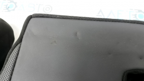 Rear seat cushion 2nd row Hyundai Tucson 25-26 black leather, heated, perforated, wrinkled, needs cleaning