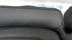 Rear seat cushion 2nd row Hyundai Tucson 25-26 black leather, heated, perforated, wrinkled, needs cleaning