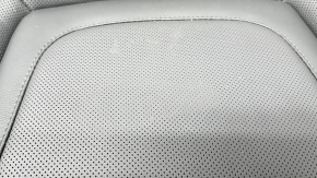 Rear seat cushion 2nd row Hyundai Tucson 25-26 black leather, heated, perforated, wrinkled, needs cleaning