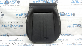 VW Tiguan 22-24 passenger seat cushion upholstery, black leather, perforated, heated
