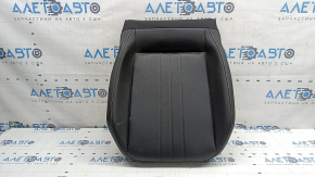 Driver's seat cushion upholstery for VW Tiguan 22-24, black leather, heated, perforated, ready to clean