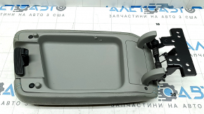 Armrest Kia Niro 17-22 HEV, PHEV light gray leather, blue stitching, dented, dry cleanable