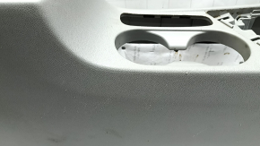 Central console Kia Niro 17-22 light gray, scratches, abrasions