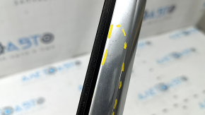 Molding door-glass central front right BMW X5 G05 19-26 chrome, scratches