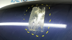 Bare hood Volvo XC90 16-26 aluminum, type 1, blue 467, in glue, scratches