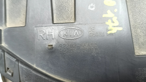 Right fog light Kia Niro 17-19 HEV, PHEV broken mount, sand