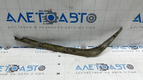 Left front bumper lower grille molding Kia Niro 17-19 HEV silver, without grille, nicks, scratches, chips