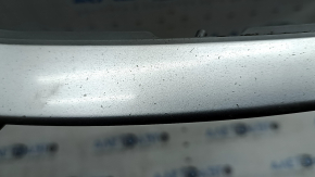 Left front bumper lower grille molding Kia Niro 17-19 HEV silver, without grille, nicks, scratches, chips