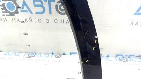 Front left fender arch trim Volvo XC90 16-26 HEV narrow uf03, blue, scratches, worn