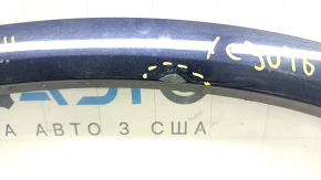 Front left fender arch trim Volvo XC90 16-26 HEV narrow uf03, blue, scratches, worn