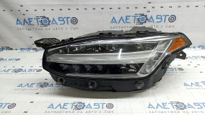 Left front headlight assembly Volvo XC90 16-17 LED, needs polishing, scratches