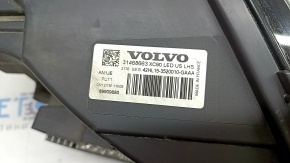 Left front headlight assembly Volvo XC90 16-17 LED, needs polishing, scratches