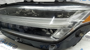 Left front headlight assembly Volvo XC90 16-17 LED, needs polishing, scratches