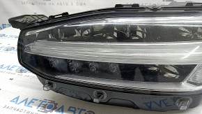Left front headlight assembly Volvo XC90 16-17 LED, needs polishing, scratches