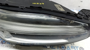 Front right headlight assembly Volvo XC90 16-17 LED, needs polishing, scratches, cobwebs, chips