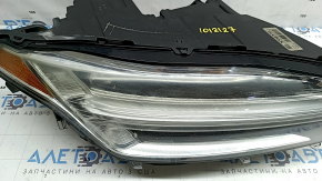 Front right headlight assembly Volvo XC90 16-17 LED, needs polishing, scratches, cobwebs, chips