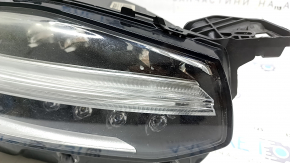 Front right headlight assembly Volvo XC90 16-17 LED, needs polishing, scratches, cobwebs, chips