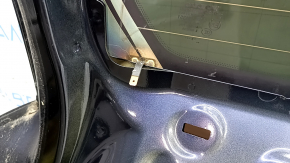 The trunk door is bare with glass for Volvo XC90 16-22 blue 467, with a spoiler, brake light, trapezoid