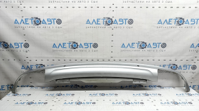 Lower rear bumper trim for Volvo XC90 16-21, chrome-plated, without towbar, scratches, chips