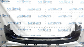 Rear bumper bare upper part Volvo XC90 16-19 without autoparking, blue