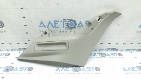Left rear lower rear pillar trim Volvo XC90 16-26 under the belt, gray, 2 parts, scratches
