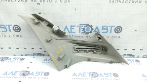 Left rear lower rear pillar trim Volvo XC90 16-26 under the belt, gray, 2 parts, scratches