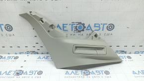 Right rear lower rear pillar trim Volvo XC90 16-26 under the belt, gray, 2 parts, scratches