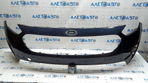 Bare front bumper Kia Niro 17-19 HEV, PHEV for parking sensors, blue B4U, chips, scratches, abrasions, sand