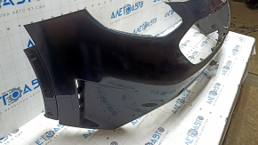 Bare front bumper Kia Niro 17-19 HEV, PHEV for parking sensors, blue B4U, chips, scratches, abrasions, sand