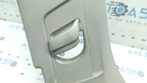 Left front rear pillar trim Volvo XC90 16-26, gray, under air duct, for dry cleaning, scratches