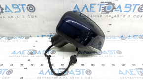 Left side mirror assembly Volvo XC90 16-24 14+4 pins, turn signal, heated, auto-dimming, BSM, camera, blue