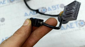Left side mirror assembly Volvo XC90 16-24 14+4 pins, turn signal, heated, auto-dimming, BSM, camera, blue