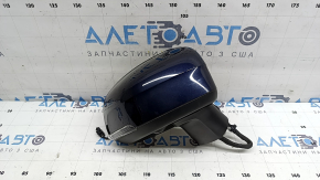 Right side mirror assembly Volvo XC90 16-24 15+4 pins, turn signal, heated, auto-dimming, BSM, camera, blue, worn