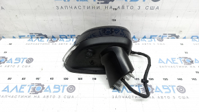 Right side mirror assembly Volvo XC90 16-24 15+4 pins, turn signal, heated, auto-dimming, BSM, camera, blue, worn