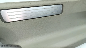 Rear right inner door sill trim for Volvo XC90 16-25 with backlight, grey, scratches, dry cleanable