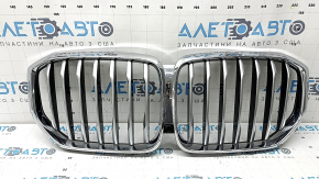Radiator grill BMW X5 G05 19-23 chrome, under the camera