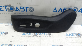 Driver's seat side cover, left, Kia Niro 17-22 HEV, PHEV, black, electric, worn