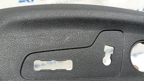 Driver's seat side cover, left, Kia Niro 17-22 HEV, PHEV, black, electric, worn