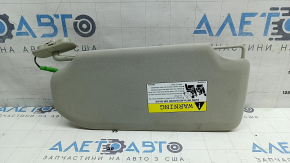 Right sun visor Volvo XC90 16-26 gray with backlight, without hook, dry cleanable