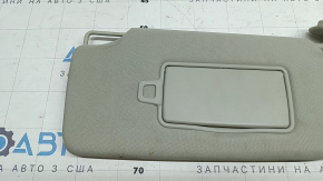 Right sun visor Volvo XC90 16-26 gray with backlight, without hook, dry cleanable